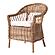 Wickerworks Monarch Chair (Set of 2), Natural by Novasolo