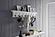 Halifax 8 Hook Coat Rack, Classic White by Novasolo