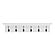 Halifax 6 Hook Coat Rack, Classic White by Novasolo