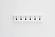 Halifax 6 Hook Coat Rack, Classic White by Novasolo
