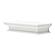 Halifax Floating Wall Shelf, Medium, Classic White by Novasolo