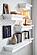Halifax Floating Wall Shelf, Medium, Classic White by Novasolo