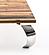 Barca Square Coffee Table, Natural Boat Wood by Novasolo