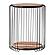 Barca Round Side Table, Natural Boat Wood by Novasolo