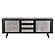 Nordic Mindi Rattan Buffet 2 Doors 3 Drawers, Nordic Black by Novasolo