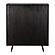 Nordic Mindi Rattan Buffet 4 Doors, Nordic Black by Novasolo