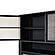 Nordic Mindi Rattan Buffet 4 Doors, Nordic Black by Novasolo