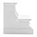 Halifax Bed Step, Classic White by Novasolo