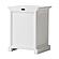 Halifax Bedside Table with Dividers, Classic White by Novasolo