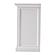 Halifax Grand Bedside Table with Shelves, Classic White by Novasolo