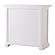 Halifax Grand Bedside Table with Shelves, Classic White by Novasolo