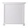 Halifax Grand Bedside Table with Shelves, Classic White by Novasolo