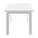 Halifax Dining Extension Table, Classic White by Novasolo