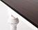 Provence Accent Square Coffee Table, White Distress & Deep Brown by Novasolo