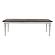 Provence Accent Dining Table 240, White Distress & Deep Brown by Novasolo