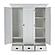 Halifax Wardrobe w/3 Doors in Classic White by Novasolo