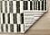 Nala Green Cream Striped Rows Pattern Rug by Kalora