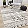 Nala Cream Grey Black Beige Southwestern Pattern Rug by Kalora