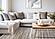 Nala Crean Grey Black Beige Distressed Lines Rug by Kalora