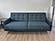 [Floor Sample] Nappa Sofa Bed Sleeper Blue w/Storage by Prestige Furnishings