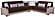 Natural Colins Brown Sectional Sofa by Bellona