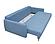 Andes Mid-Century Modern Sleeper Sofa Futon with Storage by Prestige Furnishings