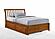 Nutmeg Cherry Platform Bed by Night & Day Furniture
