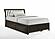 Nutmeg Dark Chocolate Platform Bed by Night & Day Furniture