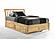 Nutmeg Natural Platform Bed by Night & Day Furniture