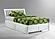 Nutmeg White Platform Bed by Night & Day Furniture