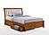 Nutmeg Cherry Platform Bed by Night & Day Furniture
