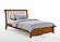 Nutmeg Cherry Platform Bed by Night & Day Furniture