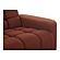 Roman L-Shaped Sectional Rust by Moe's Home Collection