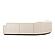 Roman L-Shaped Sectional Oat by Moe's Home Collection