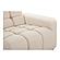 Roman L-Shaped Sectional Oat by Moe's Home Collection