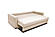 Country Modern Sofa Bed Sleeper (Queen Size) Perfect Melange Beige by Prestige Furnishings