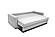 Country Modern Sofa Bed Sleeper (Queen Size) Perfect Light Gray by Prestige Furnishings