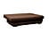 Neptune Sofa Bed Sleeper (Queen Size) Brown w/Dark Accent by Prestige Furnishings