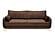 Oliver Sofa Bed Sleeper (Queen Size) Ape Brown by Prestige Furnishings