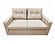 Split Sofa Bed Full XL Sleeper Melange Beige by Prestige Furnishings