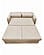 Split Sofa Bed Full XL Sleeper Melange Beige by Prestige Furnishings