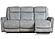 Linus - Hudson Grey Power Zero Gravity Sofa by Parker House Furniture