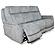 Linus - Hudson Grey Power Zero Gravity Sofa by Parker House Furniture