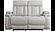 Royce - Fantom Ivory Leather Power Loveseat by Parker House Furniture