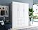 Cosmo 3-Door Wardrobe w/Raised Panel by Palace Imports