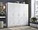 Cosmo 4-Door Wardrobe w/Raised Panel by Palace Imports