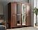 Kyle 4-Door Wardrobe w/Mirror by Palace Imports