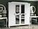 Kyle 4-Door Wardrobe w/Mirror by Palace Imports