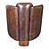 Salzburg Club Chair Cappuccino Brown Leather by Moe's Home Collection