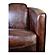 Salzburg Club Chair Cappuccino Brown Leather by Moe's Home Collection